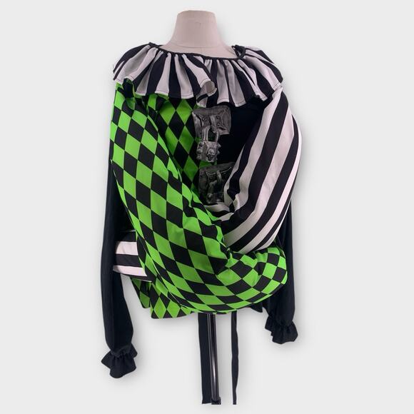 Psycho Sideshow Shackles The Clown Evil Mask Adult M Costume California Costumes - Picture 6 of 12